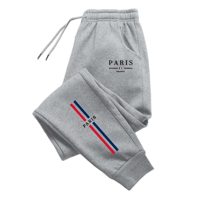Men's Printed Jogging Sweatpants with Elastic Waist