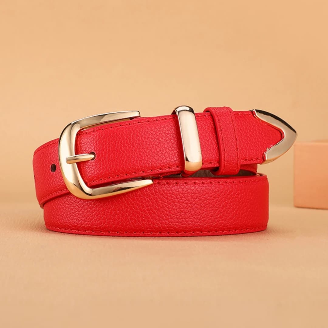 New Women Belts A Solid Color Casual, Retro and Elegant PU Jeans and Coats Belt, Suitable for All Four Seasons Unisex Belts
