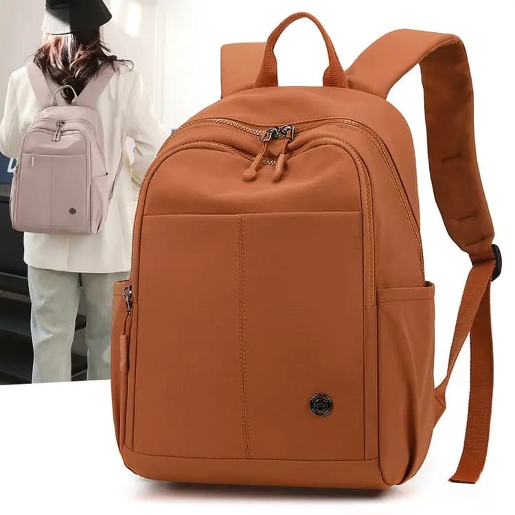 Fashionable Dual-Shoulder Backpack Portable Travel Bag for Men And Women Summer Collection Convenient Small Backpack for Stud...