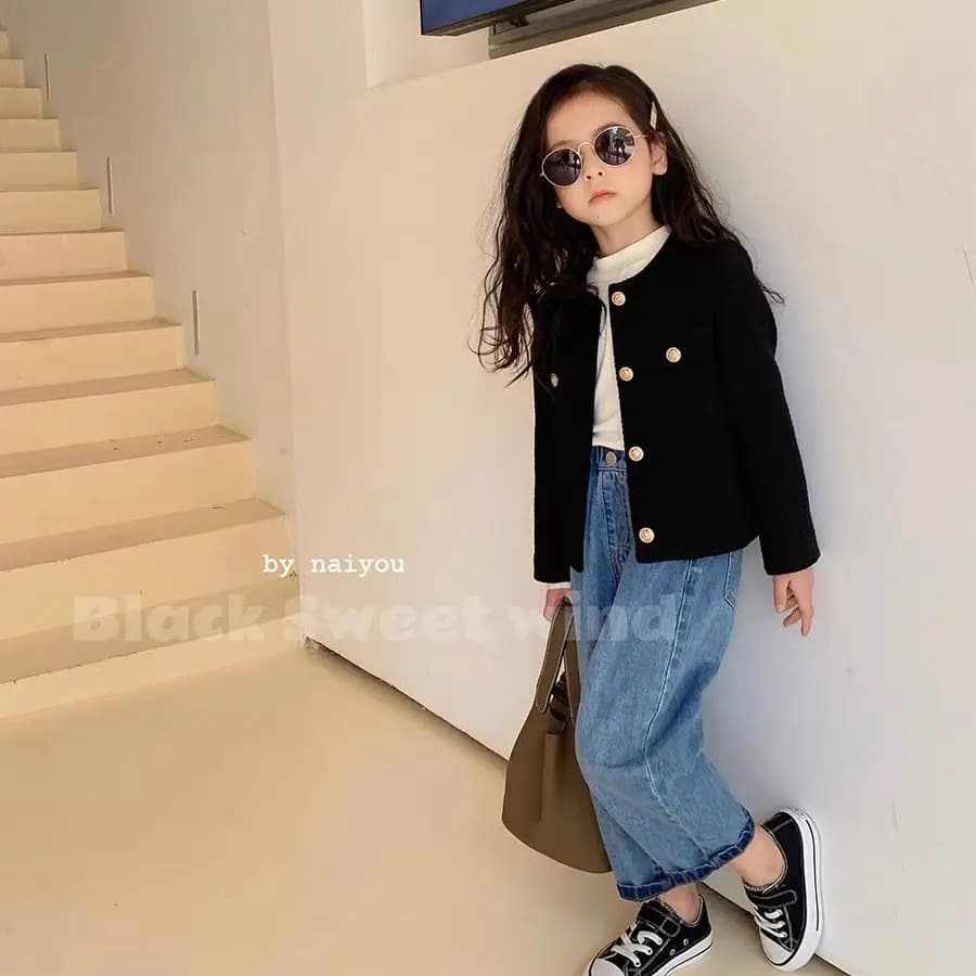 Girls Spring Autumn Clothing Cardigan Jackets Elegant Girl Kids Children Birthday Princess Jacket Trench Coats Girls Overwear