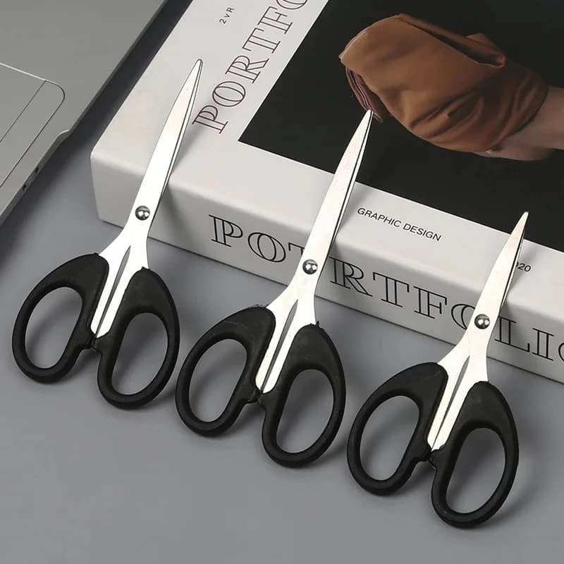 Multi-purpose office stainless steel scissors Household Kitchen Stainless Steel Scissors Student Diy Paper Cuttings Knife