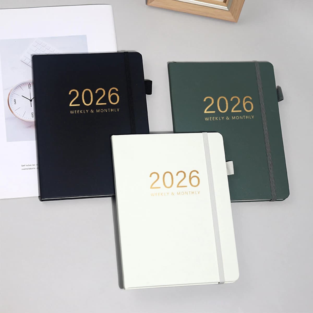 2026 From January to December Notebooks Will Be Used For Students To Loose-leaf Write Diaries Office Business Memos