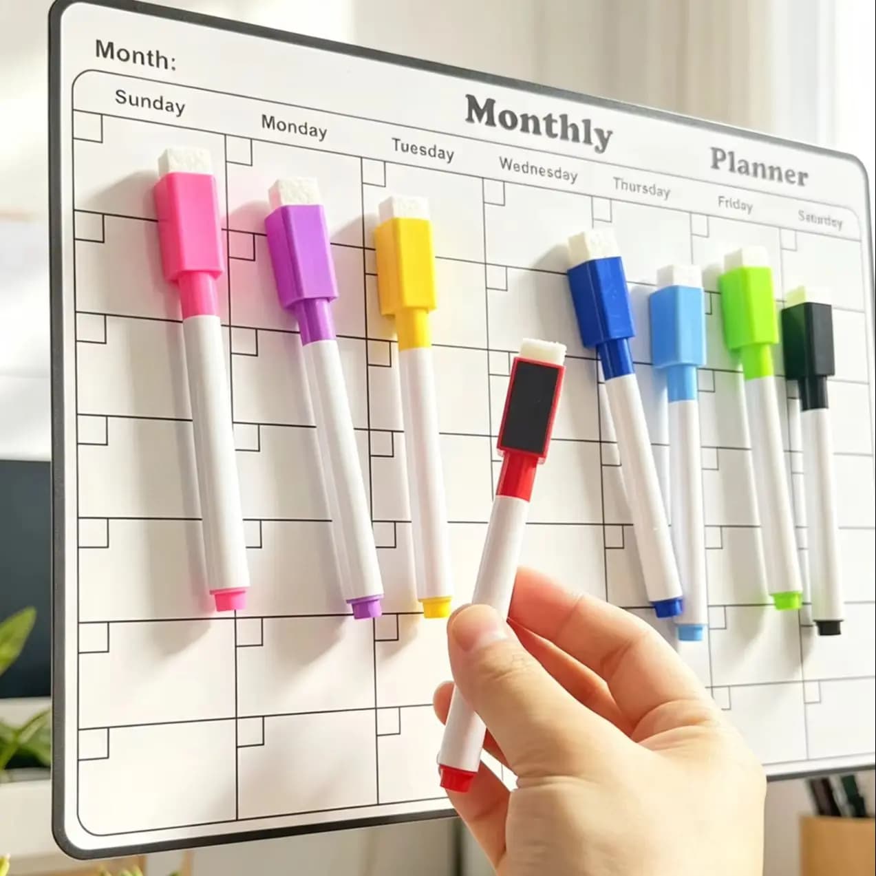 8-Color Erasable Whiteboard marker Pens With magnet For School And Office