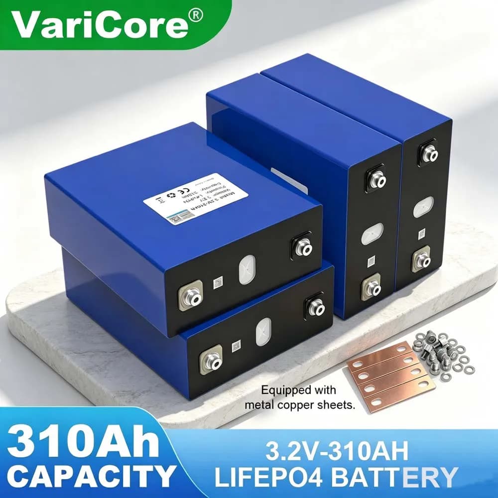 4x 3.2V 310Ah LiFePO4 batteries DIY 12V 4S Rechargeable battery for Electric car RV Solar Energy storage system Grade A Tax Free
