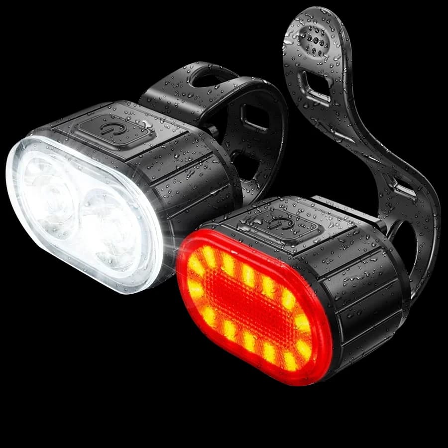 Bike Lighting Front and Rear Lights Bicycle Lamp Led Cycling Light Bike Flashlight for Bicycle Front Taillight Lantern