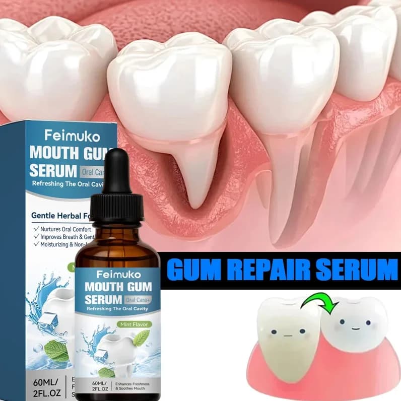 60ML Gentle Natural Gum Care Liquid Soothe Oral Discomfort Help Maintain Healthy Gum Condition Daily Oral Hygiene Care