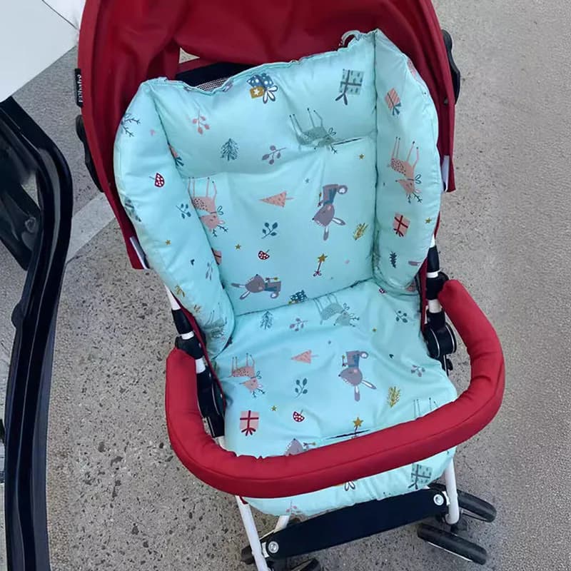 Baby Kids Highchair Cushion Pad Mat Booster Seats Cushion Pad Mat Feeding Chair Cushi on Pad Stroller Cushion Mat Cotton Fabric