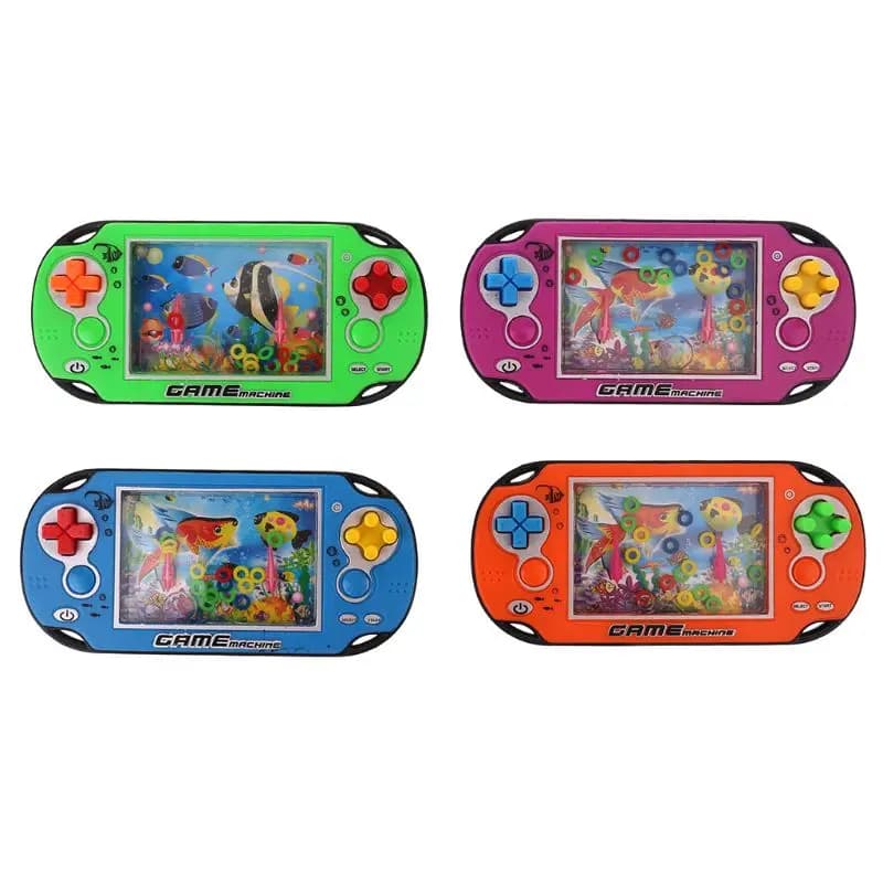 Handheld Water Games Water Ring Mini Game Without Water Road Trip Travel for Party Retro Pastime P9JD