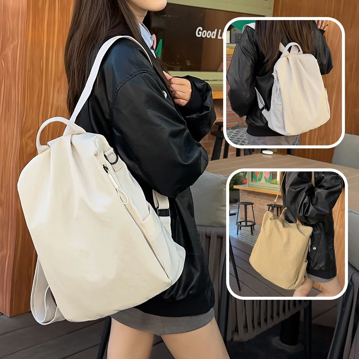 Outdoor Travel Backpack for Women 2025 New Model College Student Backpack Large Capacity Versatile Lightweight Backpack Multifunctional for Daily Work Commute Shopping Outings