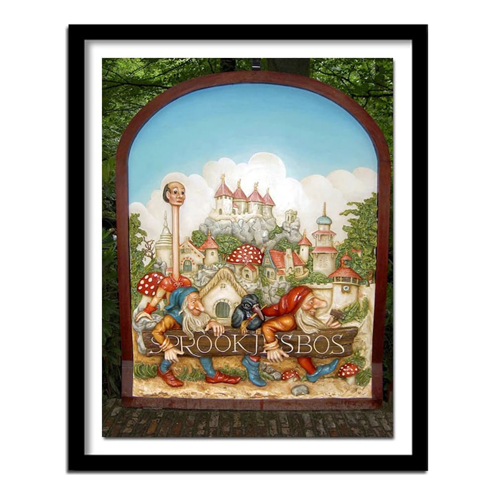 Full diamond painting 5D DIY Cartoon diamond painting Efteling park diamond embroidery Cross Stitch kit Rhinestone Home decor