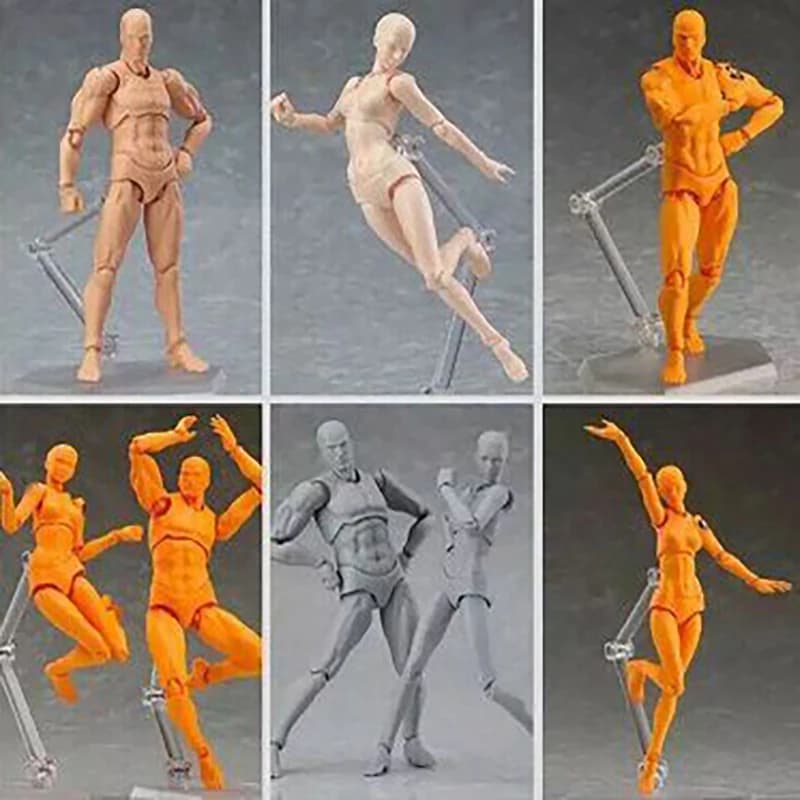 Action Figure Archetype Ferrite Collectible Model Toy With Stand Joint Movable Doll Gift
