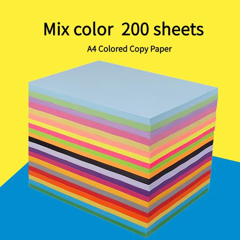 A4 Printer Paper Photocopying (Mix Copies per File) Bulk Printing (200 Pages/Batch) – Kids Crafts, DIY Cards & Scrapbooking
