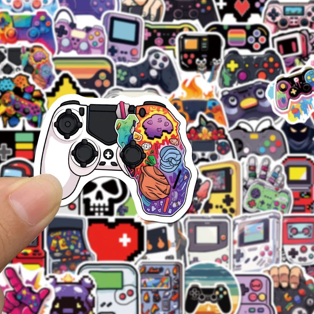 10/30/57pcs Cool Vintage Video Game Stickers Retro Console Graffiti Decals DIY Luggage Scrapbook Waterproof Cartoon Sticker