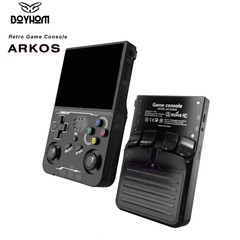 BOYHOM Hand-held Consoles Video Games 3.5-inch IPS 640*480 Screen Retro Game Player bult-in wifi game