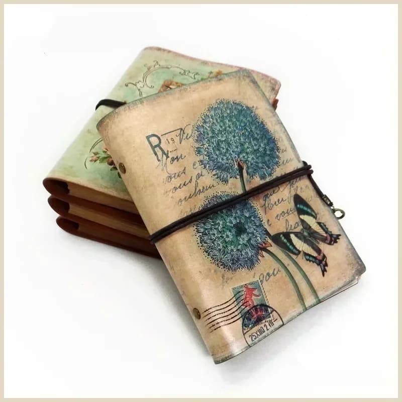 New Vintage Stationery PU Leather Notebook Creative Kraft Paper Planner Sketchbook Agenda Diary Notebooks School Writing Supply