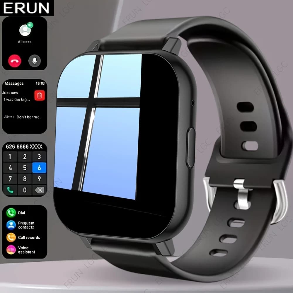 Smart Watch, 1.83-Inch Touch Screen, with Call/Message Reminders, Multi-Dial/Multi-Sports Modes/Pedometer/Activity Tracking