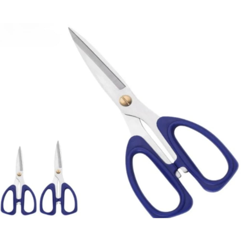 Heavy-Duty Stainless Steel Household Scissors, Multi-Purpose Office Scissors, Craft Scissors, Kitchen Scissors Paper Scissors