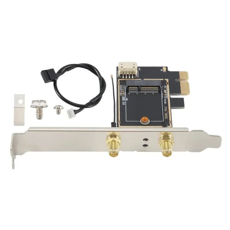 NGFF M.2 To PCIE Network Card Adapter Card PCIE Adapter Card Supports NGFF M.2 Wireless Network Card