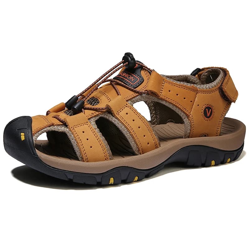 Men's Sandals Summer Men Shoes Breathable Walking Beach Slippers Outdoor Sandals Flat Casual Male Shoes High Quality