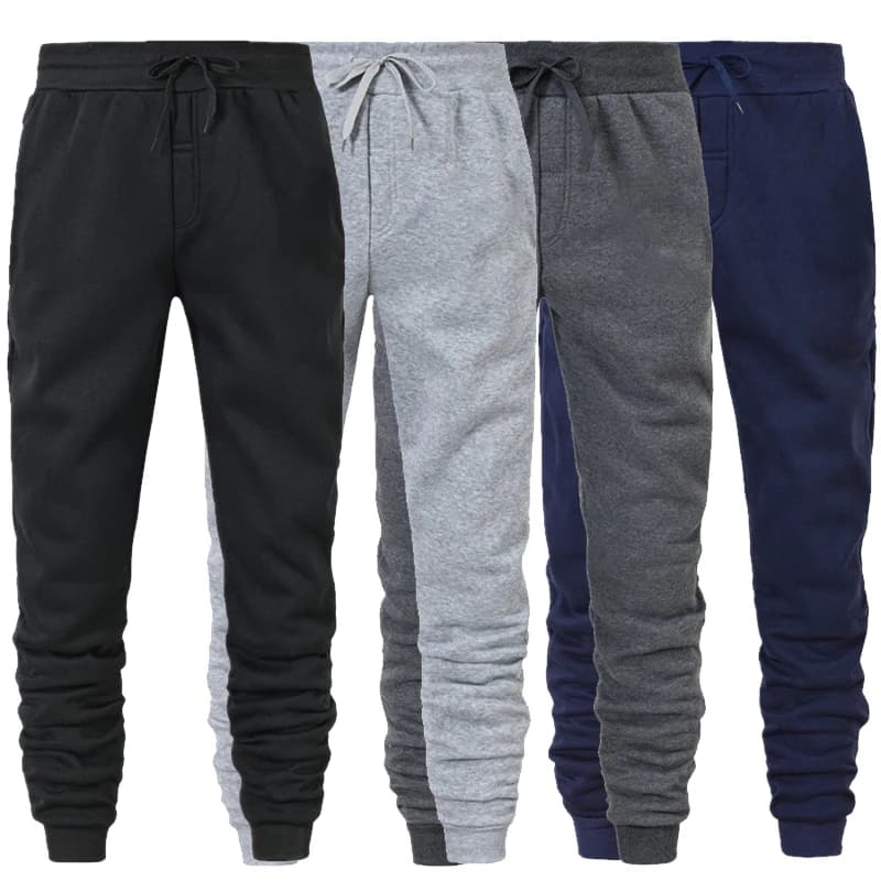 Men's Jogger Sweatpants for Gym and Running, Sizes S–4XL