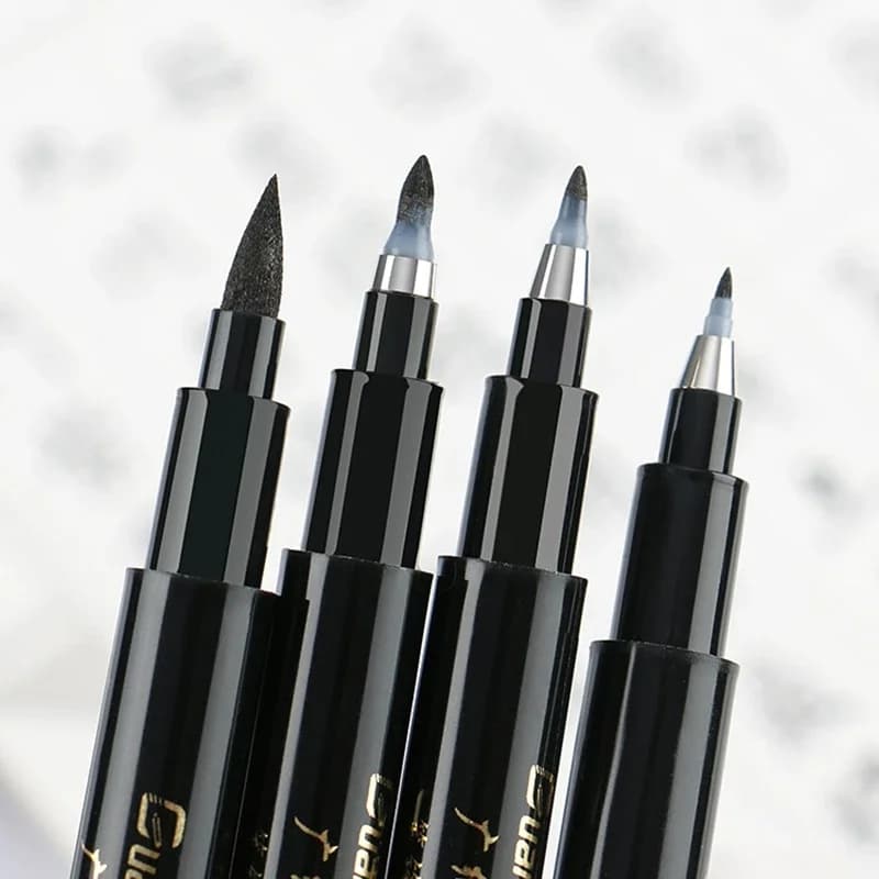 4/5PCS/SET Calligraphy Art Marker Pens Brush Pen Art Marker Craft Supplies Art Writing Office School Supplies Stationery Student