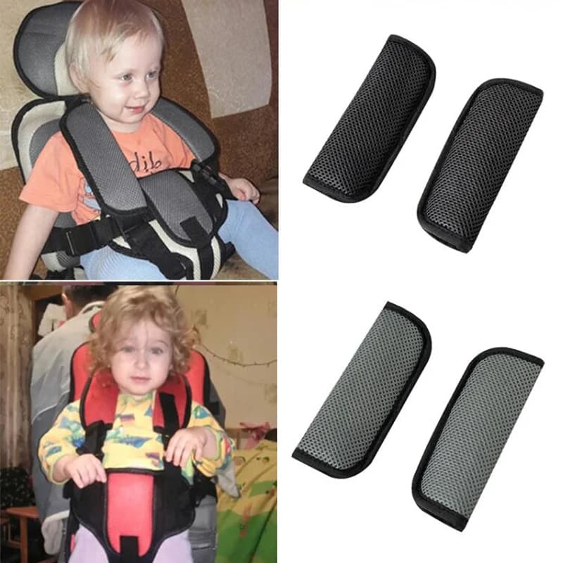 Baby Stroller Shoulder Pads Car Seat Straps Kids Stroller Accessories Replacement Soft Seat Safety Belt Strap Covers
