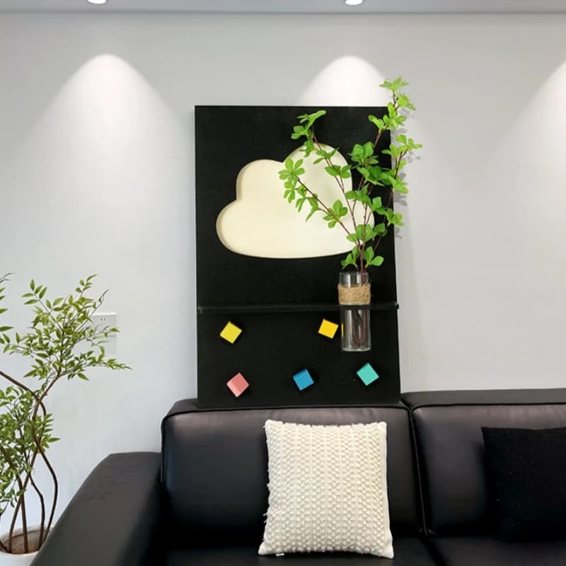 Modern LED Wall Light For Living Room Background Study Interior Home Decoration Art Lustre Vase Mural Lamp Black Sconces Fixture