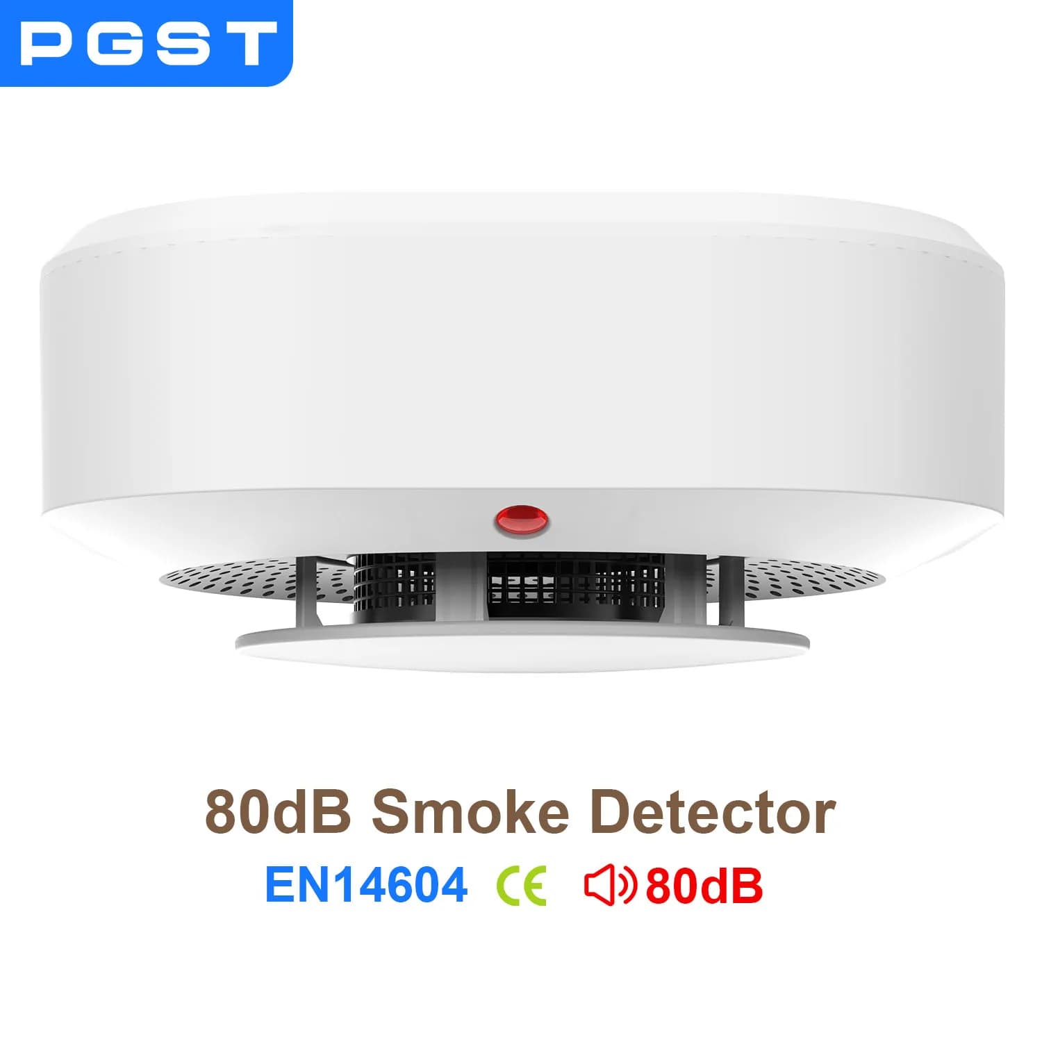 Smoke Alarm Fire Detector Battery Operated for Home Office Warehouse Kitchen EN14604 CE Certified Easy Install