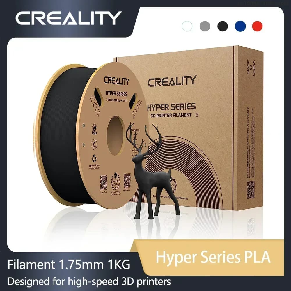 CREALITY 3D Printer Materials Hyper Series PLA Filament 1.75mm 1KG Better Fluidity Faster Cooling High Precision For 3d Printer