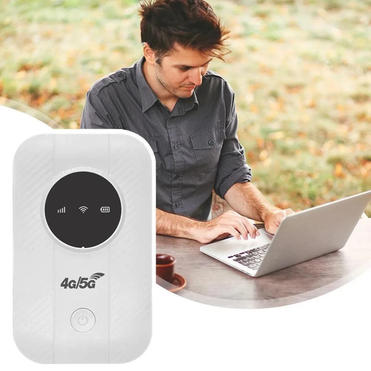 150Mbps 4G LTE Wireless Router 3600mAh with SIM Card Slot Wide Coverage 4G Sim Card Pocket WiFi Router Portable Wireless Modem