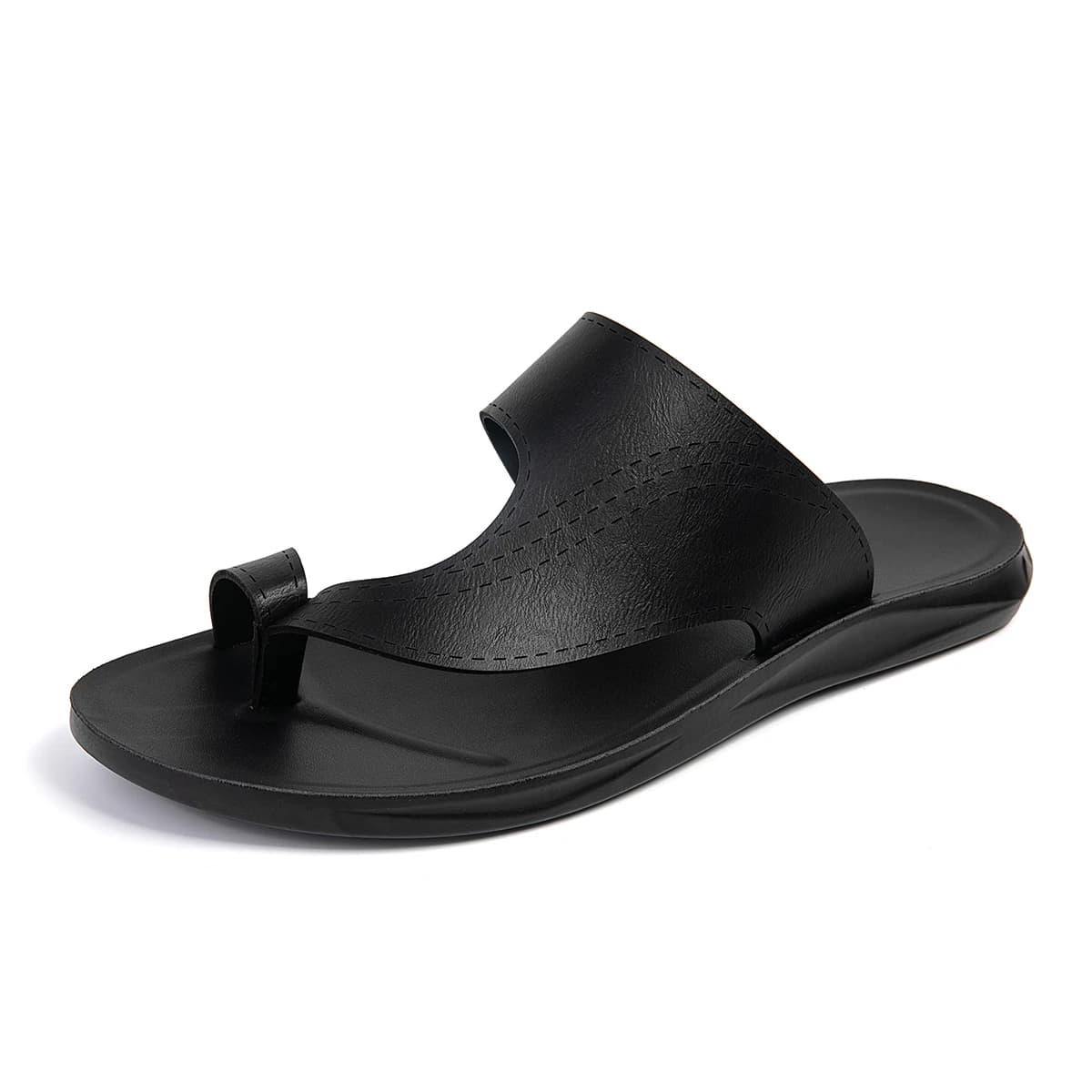 Flip-Flops for Men Summer Slippers New Arrival Comfortable Anti-Slip Cross-Border European Size Durable Toe-Strap Shoes for Men