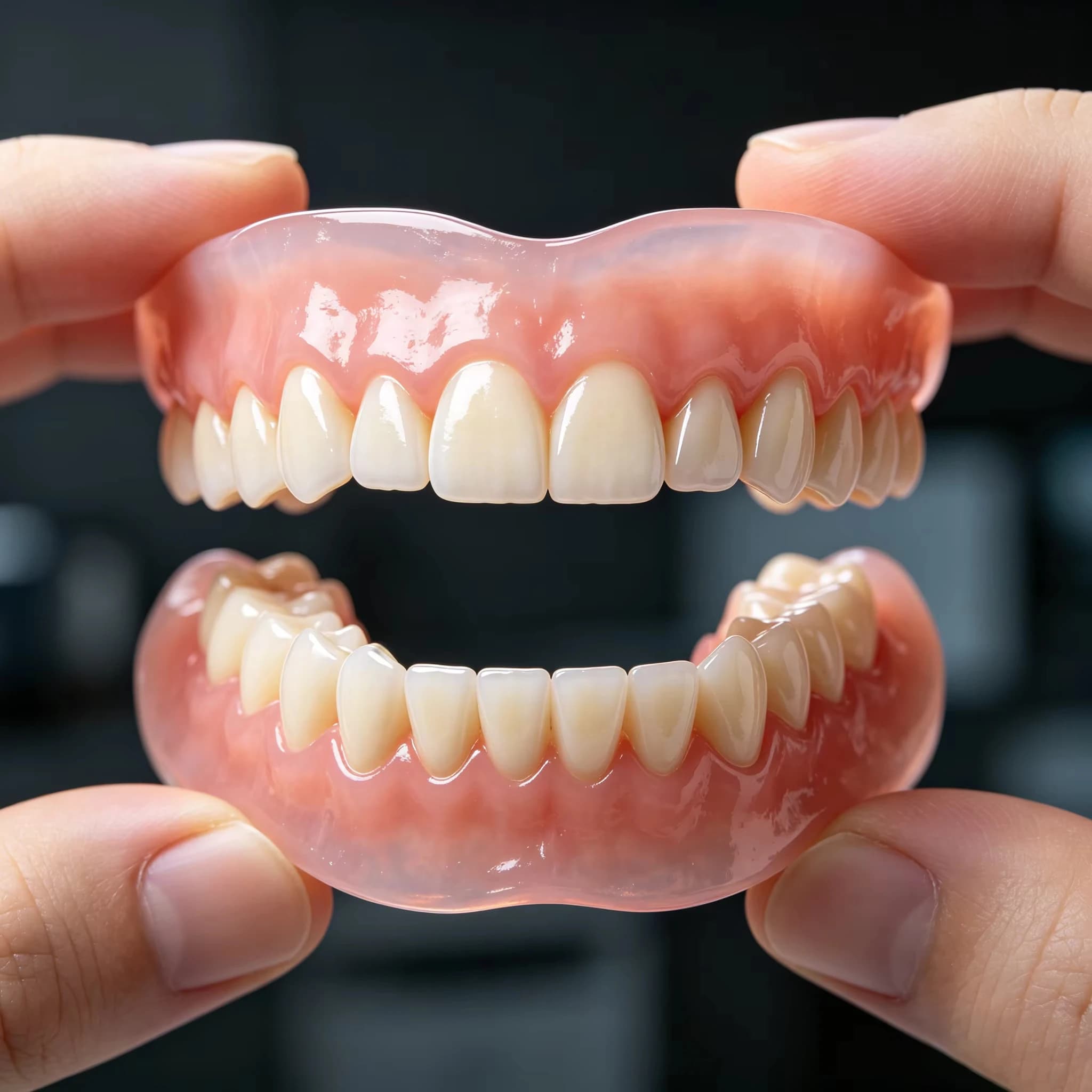 Adult Adjustable Dentures Teeth Set Fake Teeth Portable Wholesale Full Mouth Denture Sample Models and Elderly Full Mouth