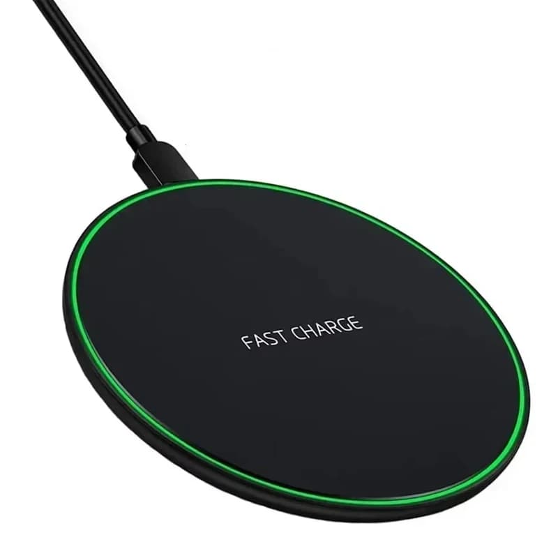 Wireless Charger Stand Pad Mobile Phone Fast Charging Station for iPhone 17 16 15 14 13 12 Pro XR 8 XS Max Samsung Note Xiaomi