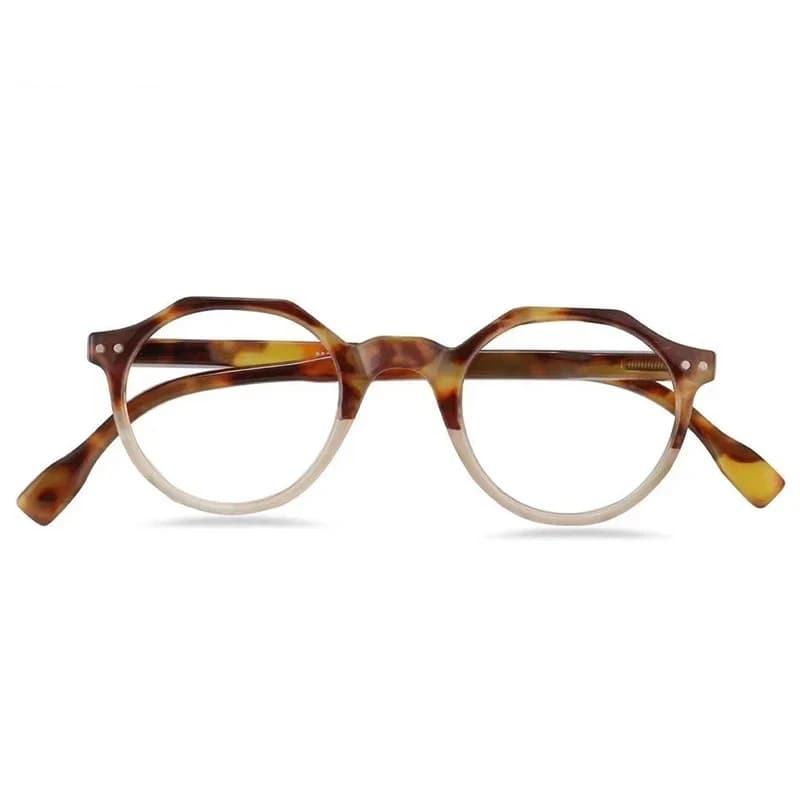 Round Reading Glasses For Women Anti Blue Light Prescription Glasses Large Frame Hyperopia Fake Eyewear +0+3.5