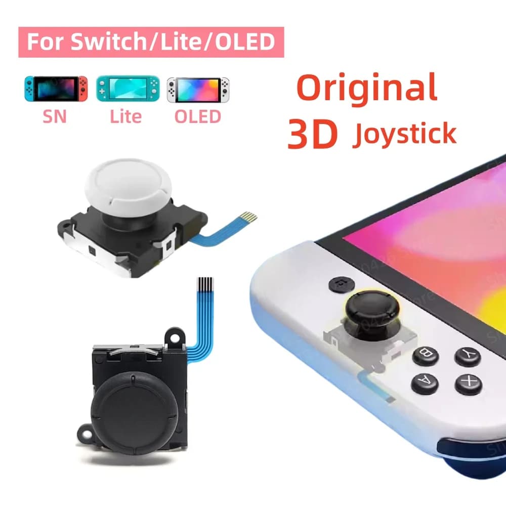 Lot of 2/4/8 Original Joystick Replacement for Nintendo Switch/Lite/OLED Joycon Analog Thumb Stick No Drifting Sensing Stick