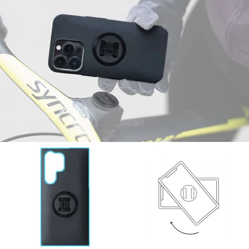 Mobile Phone Case for Samsung Galaxy S24 S24+ S24 Ultra Connect Motorcycle Phone Cover S24 Plus Convenient Rotate Smartphone She