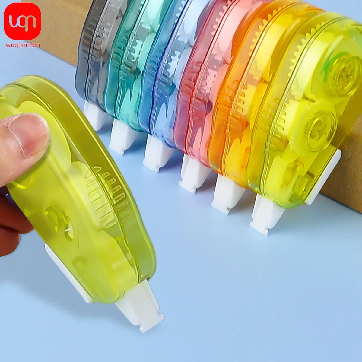 6pcs Mini Correction Tape for Instant Correction School Office Supplies, (Rainbow)