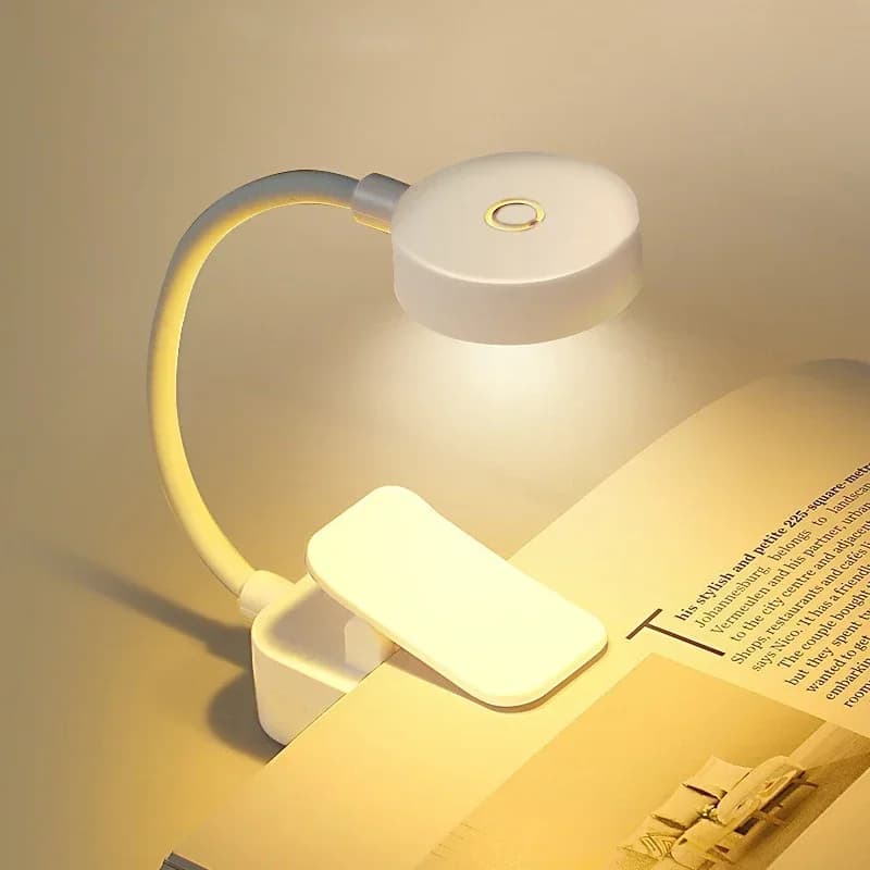 Portable LED Book Lamp Reading Small Table Lamps Eye Protection 3 Colors for Bedroom Study Bedside Student Book clip Night Light