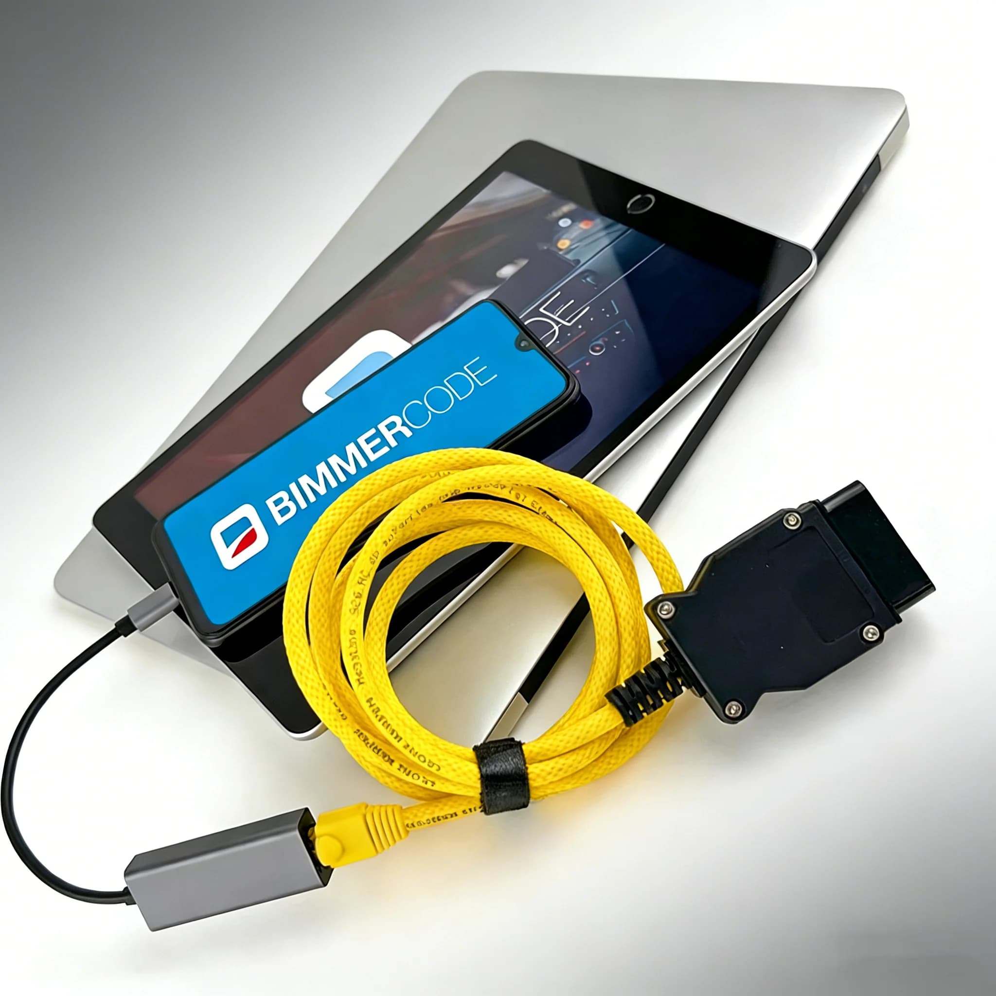 200 cm (78.74 inches) ICOM System Cable—Programming & Diagnostics Only—Crystal Head Adapter—Automotive Repair