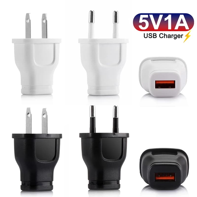 Mobile Phone Chargers 5V 1A USB Charger Mini Power Adapter Travel Wall Charger For iPhone 12 13 14 15 16 Samsung S20 Oneplus Pro