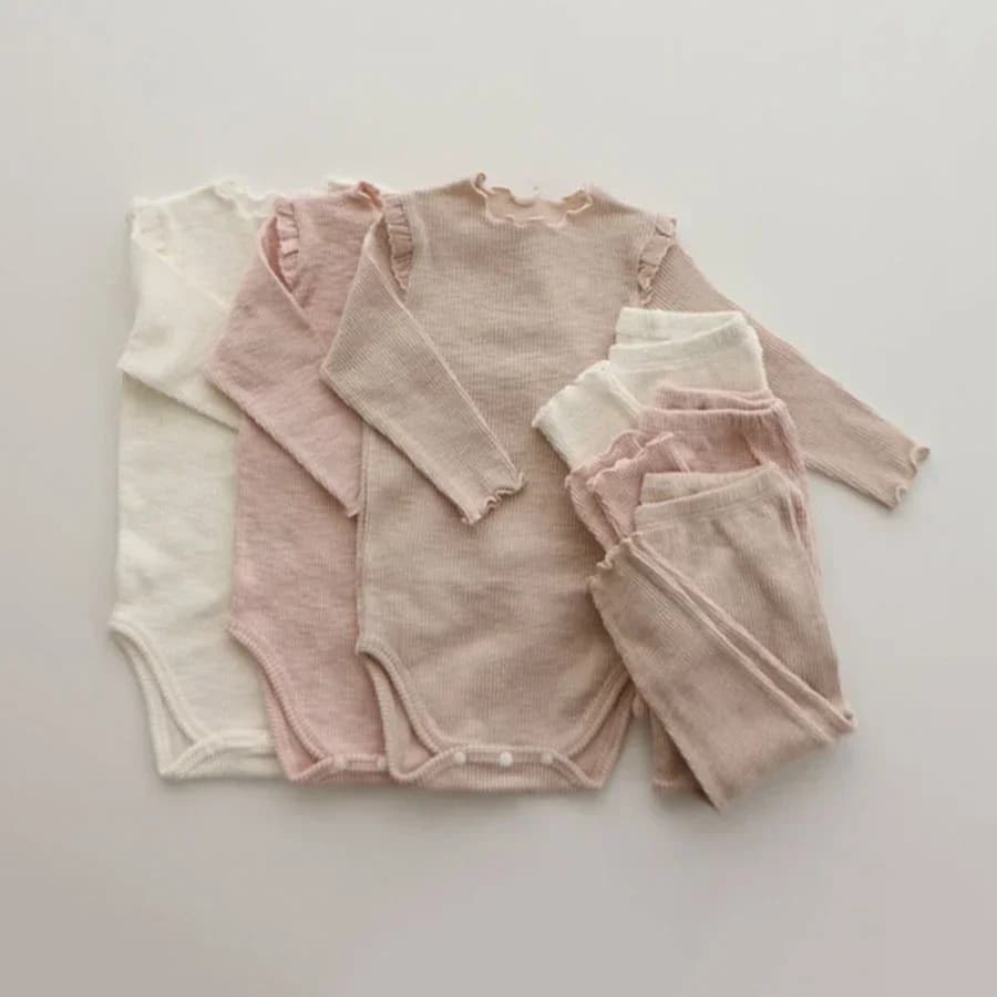 Baby Girl Clothing Sets Spring Newborn Girl Clothes Bodysuit + Pants Kids Clothes Baby Girl Outfit Infant Clothing For 0-2Y