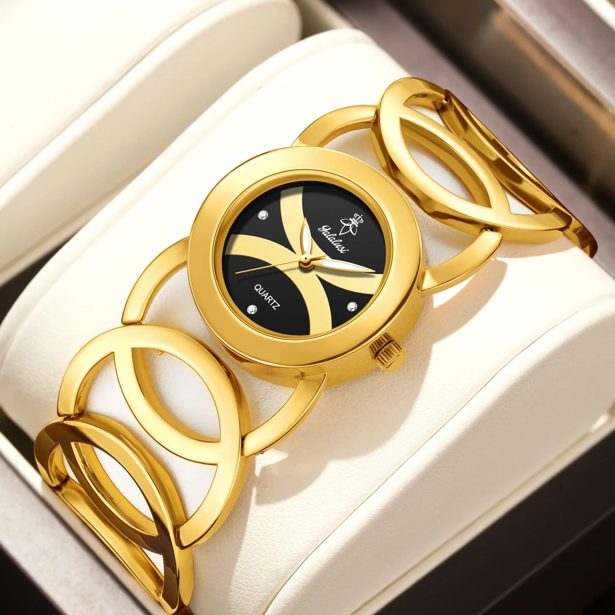 Women's Fashion Bracelet Watch: A Luxurious, Elegant, Water-Resistant Quartz Timepiece – The Perfect Gift Reloj Mujer Montre