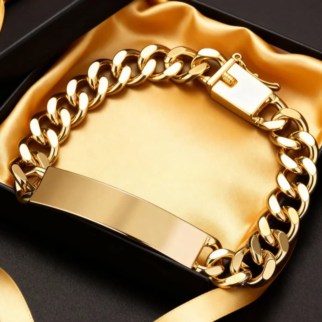 Fine Creative 18K Gold bracelets for man women popular brand fashion jewelry wedding Accessories party gifts