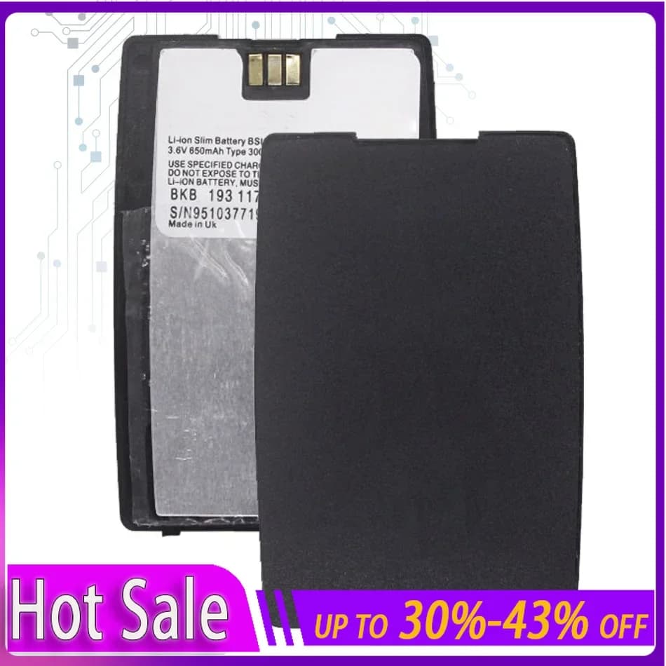 Battery BSL-10 for Sony Ericsson T28 T28S T28SC T29 T39 T520 T320 R520 R320 BUS-11, 650mAh Portable Batteries for Cell Phones
