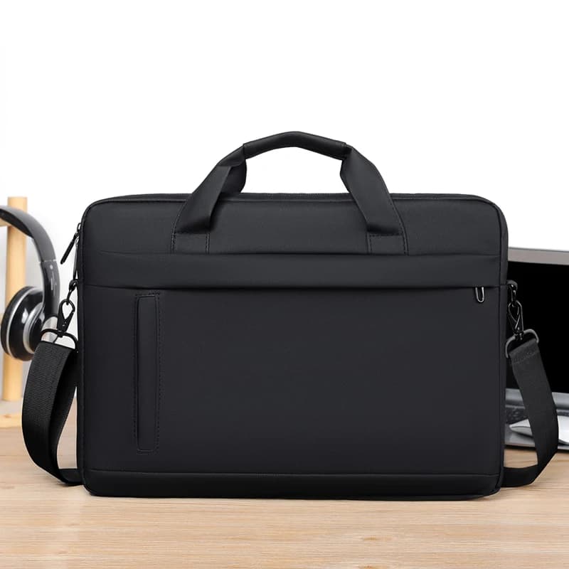 Men's Briefcase, Minimalist Business Shoulder Bag, Men's Messenger Bag, Large Capacity Office Tote, 14-inch Laptop Bag