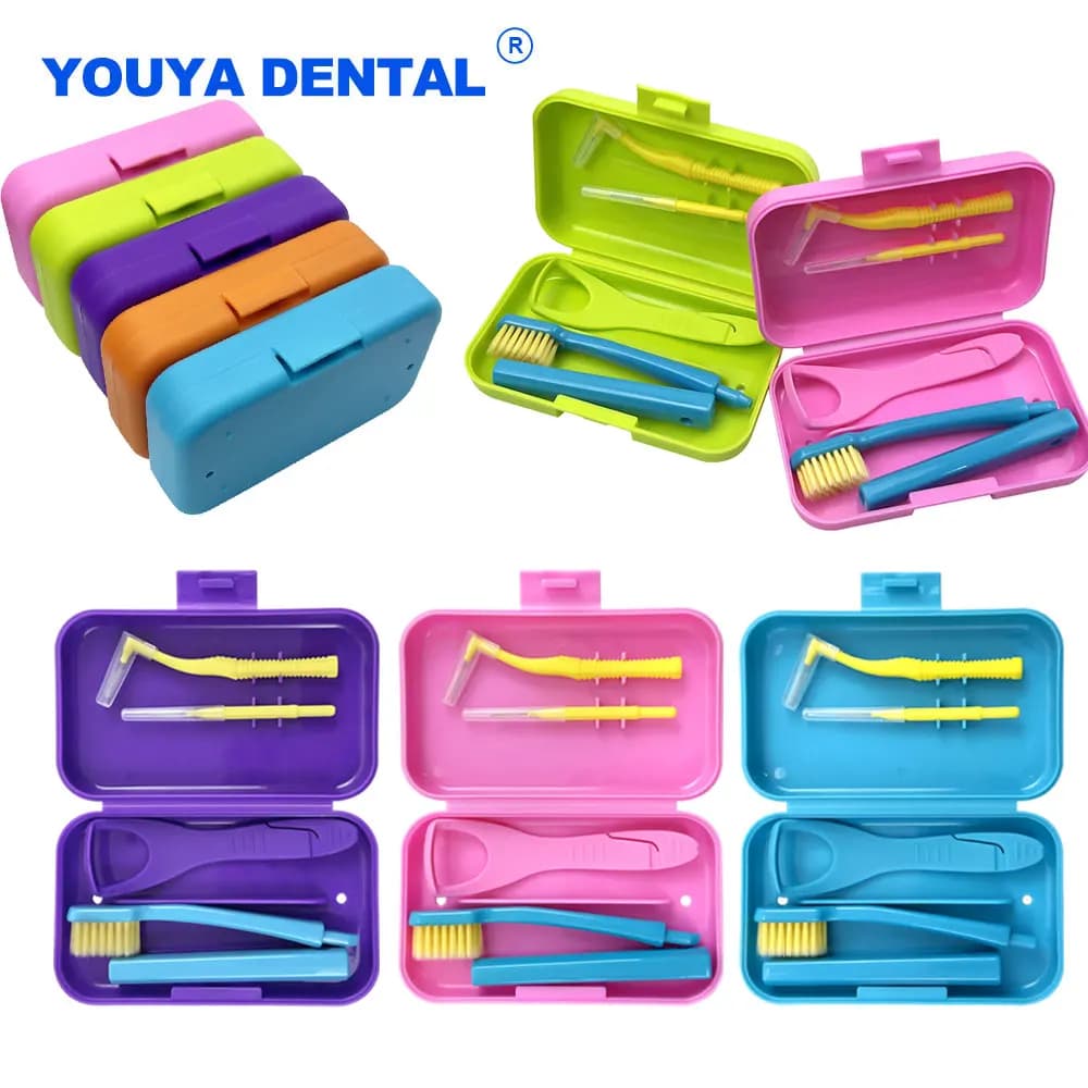 Oral Care Brush Orthodontic Kits Tongue Cleaning Tool Teeth Interdental Cleaners Brushes Oral Hygiene To Keep Fresh Breath