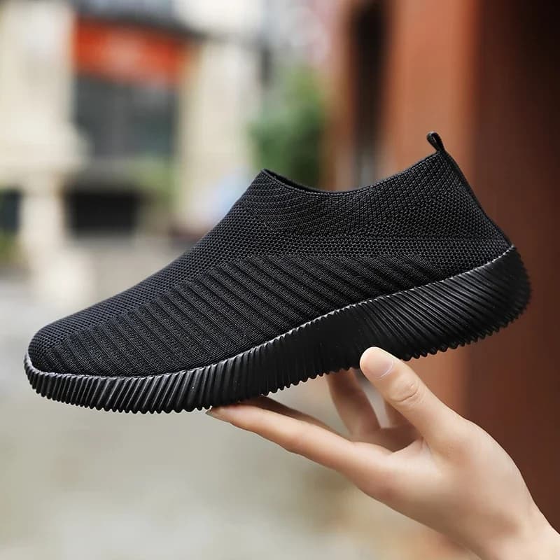 Customizable Women Vulcanized Shoes Women Sneakers Slip On Flats Shoes