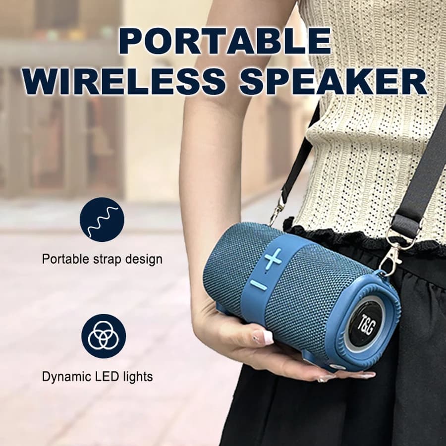 Portable Wireless Bluetooth Speaker Subwoofer Radio FM Computer Powerful Sound Box Music PC Bass Lamp Audio Caixa De Som Woofers