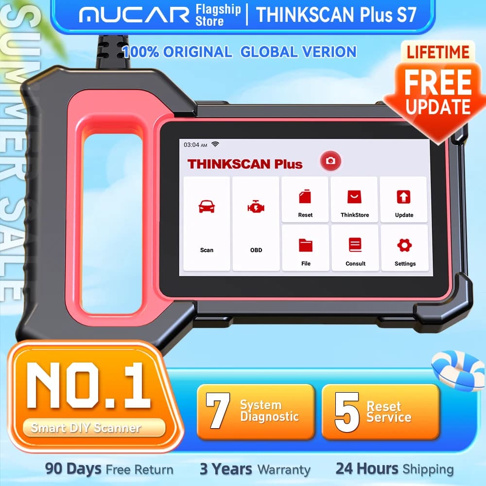 THINKCAR Thinkscan Plus S7 S6 S4 Obd2 Scanner Car Diagnostic Tools Automotivo OBD Scanner DIY Auto Diagnosis Tool Code Reader