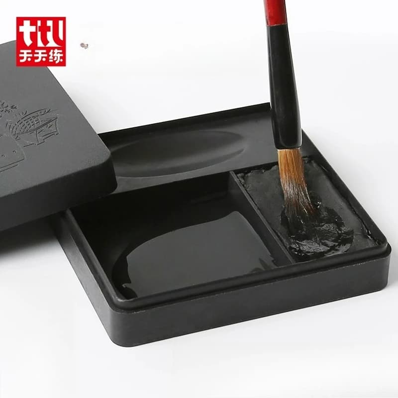 Portable Ink Cartridge for Students' Calligraphy Practice Lidded Design No Peculiar Smell Ready-to-Use Contains Ink Paste